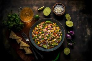 Ceviche haute qualité images vitrine cette bien-aimée traditionnel plat dans tout ses gloire, de classique rue nourriture à gourmet modes. parfait pour livres de cuisine, nourriture les blogs, menu photo