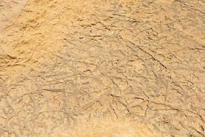 sec grun intéressant texture et Contexte. terre après sécheresse. désert photo