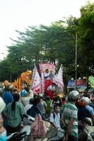 ho chi minh ville, vietnam - 6 fév 2023 lunaire Nouveau année fête - le dragon danse, magnifique coloré de fête chiffre. tet vacances Contexte. chinois lunaire Nouveau années jour, printemps festival. photo