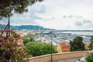 magnifique vue de le cannes photo