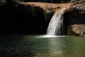 cascades dans Catalogne gorgées de Père Noël candie photo