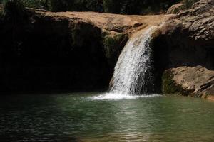 cascades dans Catalogne gorgées de Père Noël candie photo