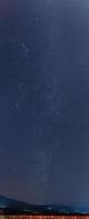 vue verticale d'un ciel étoilé photo