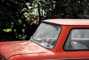 vieux rouge rétro voiture photo