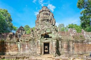 Banteay kdei entrée dans le complexe du temple d'Angkor Wat, Siem Reap, Cambodge photo