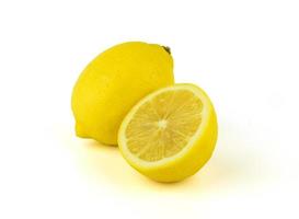 citron fruit et Coupe dans moitié photo