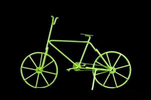 vert bicyclette isolé photo