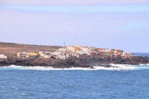 ville sur la côte photo