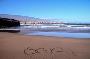 plage sur Tenerife photo