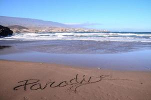 plage sur Tenerife photo