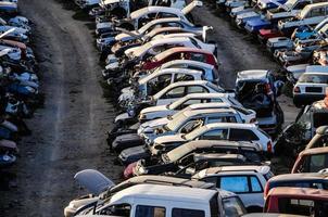 vieux voiture lot photo