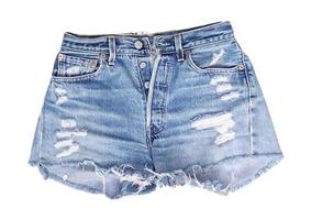 2775 denim short isolé sur une transparent Contexte photo