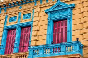 maison peinte la boca à buenos aires photo