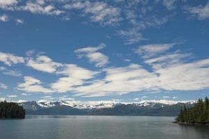 vue sur le glacier en alaska prince william sound photo