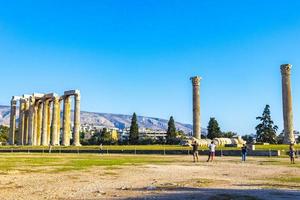 Athènes attique Grèce 2018 olympie historique bâtiments et ruines de une temple Athènes Grèce. photo