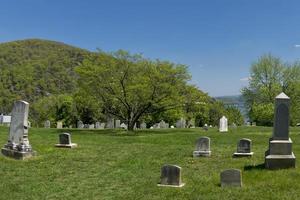 Virginie cimetière vieux civil guerre tombeau pierre photo