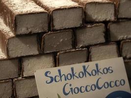 Coco chocolate artisanal doux marché vente photo