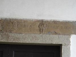 riomaggiore cinque terre pittoresque village vieux 1485 église une inscription photo