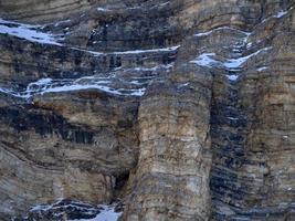 dolomites neige panorama val badia armentara photo