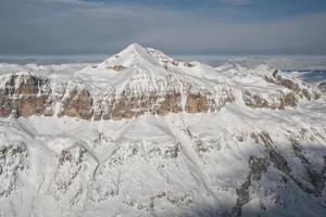 dolomites aérienne ciel vue paysage panorama photo