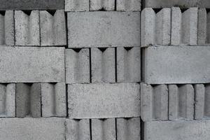 béton brique fabriqué de ciment et sable, brique texture photo
