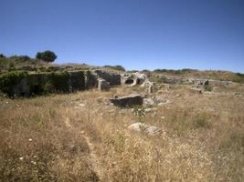 palazzolo acreide latomie théâtre de pierre photo