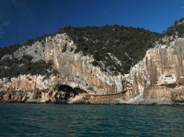 grottes de bœufs de mer grotta del bue marino cala gonone italie photo