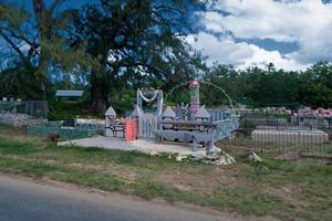 coloré tombes de Royaume de Tonga, Polynésie photo