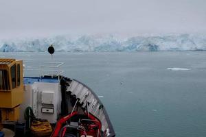 svalbard Spitzberg glacier vue de navire photo