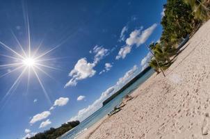 paradis tropical lagon polynésien plage photo