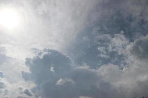 blanc gris nuageux céleste bleu ciel Contexte cloudscape photo