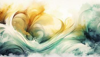 aquarelle texture vagues doux couleur ondulé Contexte photo