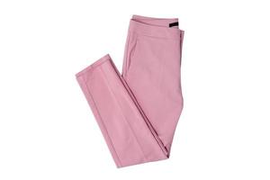 6075 rose un pantalon isolé sur une transparent Contexte photo