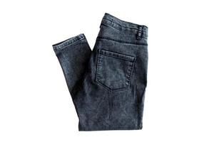 6137 noir jeans isolé sur une transparent Contexte photo