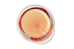 7585 rose du vin verre isolé sur une transparent Contexte photo