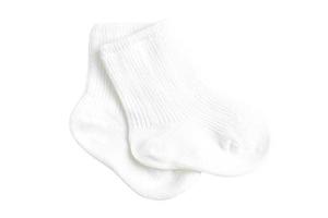 4288 blanc chaussettes isolé sur une transparent Contexte photo