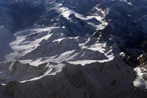 alpes vue aérienne panorama paysage photo