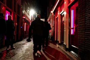 quartier rouge d'amsterdam photo