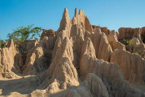 sao vacarme n / a non je une préhistorique géologie site dans nan Province de Thaïlande. spectaculaire paysage dans rural zone de nan province. photo