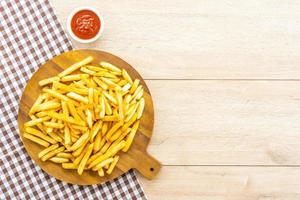 frites au ketchup photo