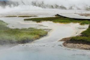 chaud printemps geysir nationale parc Islande photo