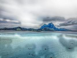 bora bora paysage aérien polynésie française photo