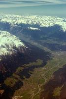 Alpes près Innsbruck aérien vue photo