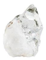 clair Roche cristal quartz minéral pierre isolé photo