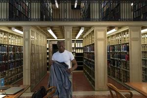 New York, États-Unis - 4 mai 2019 - intérieur de la bibliothèque publique sur la 5e avenue photo