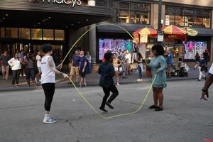 New York, États-Unis - 25 mai 2018 - Times Square plein de monde photo