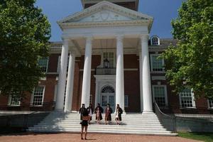 baltimore, états-unis - 21 mai 2018- journée de remise des diplômes à l'université john hopkins photo