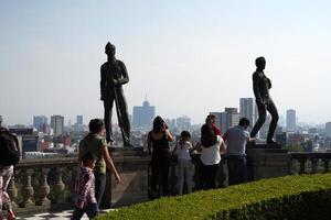 mexico, 3 février 2019 - parc de la ville chapultepec bondé de gens le dimanche photo