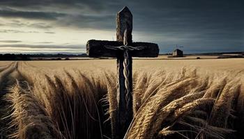 bien vendredi, cendre Mercredi, croix, Dieu, Jésus, photo