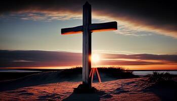 bien vendredi, cendre Mercredi, croix, Dieu, Jésus, photo